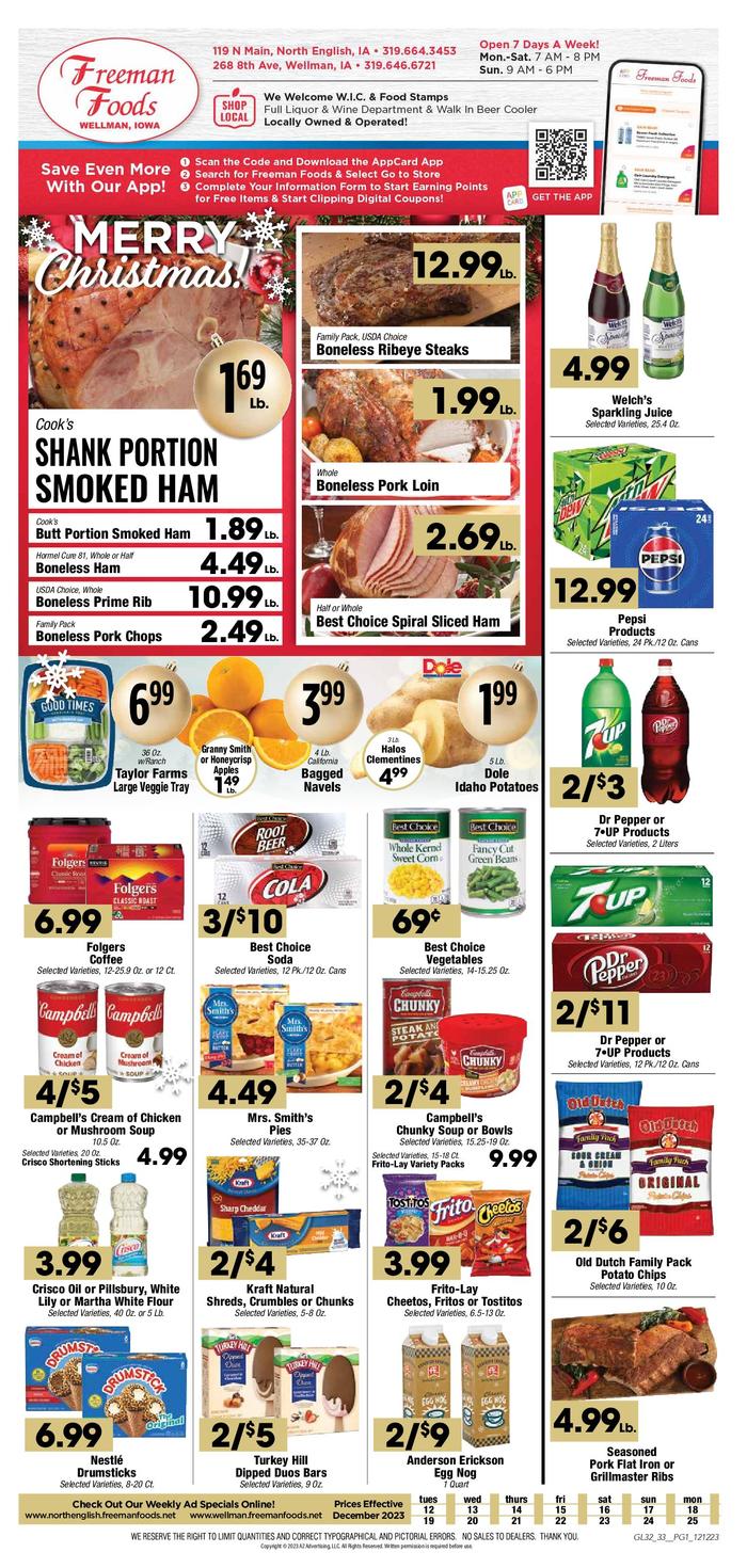 Freeman Foods | Ad Specials