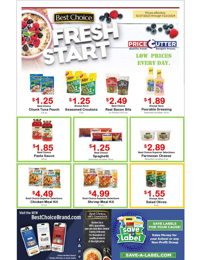Price Cutter Lucasville Ad Specials