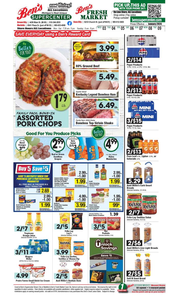 Ben's Supercenter | Ad Specials