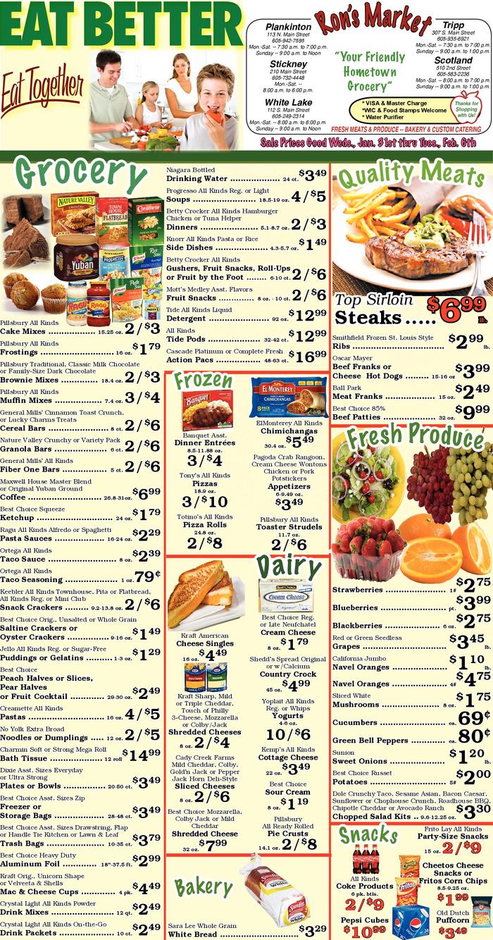 Ron's Market Ad Specials