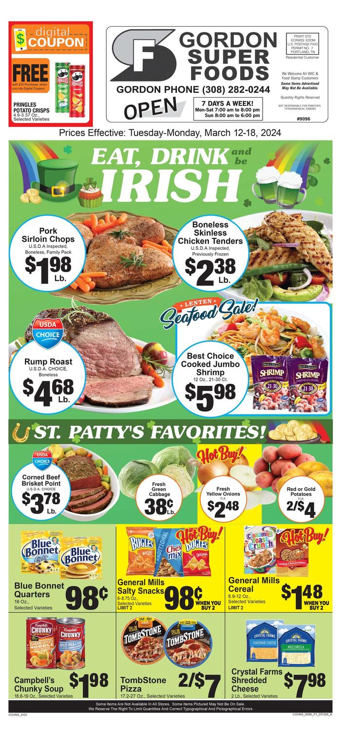 Gordon Super Foods Ad Specials