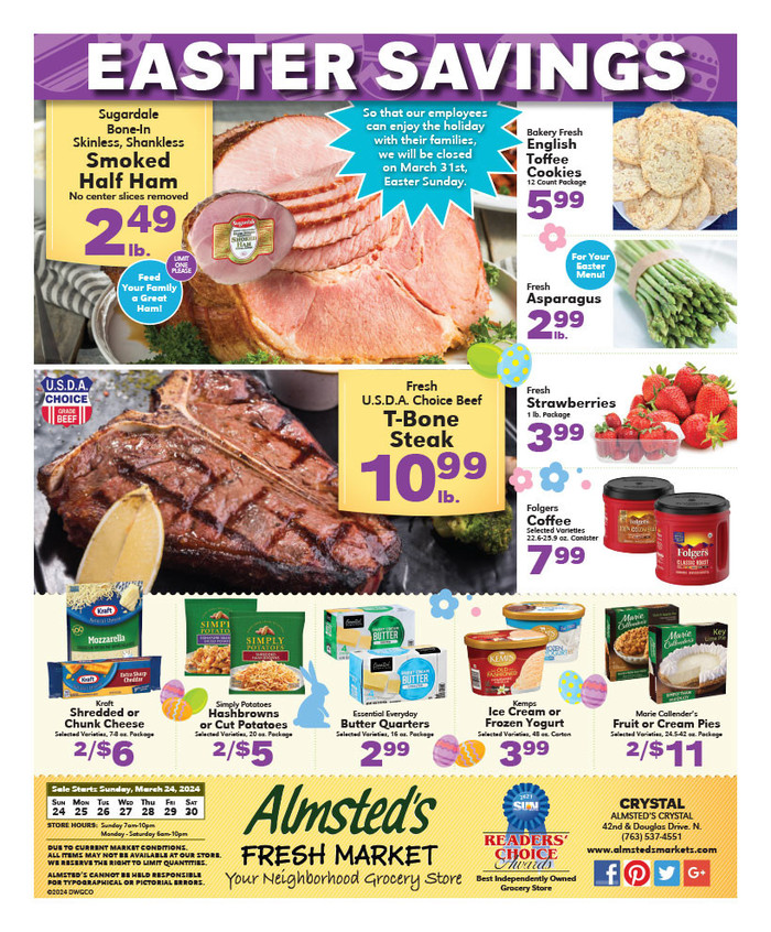 Almsted s Fresh Market Ad Specials