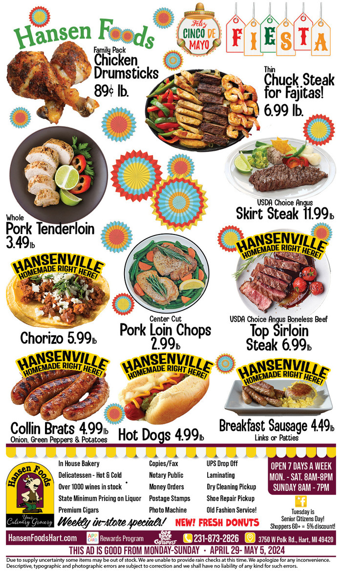 Hansen Foods | Ad Specials