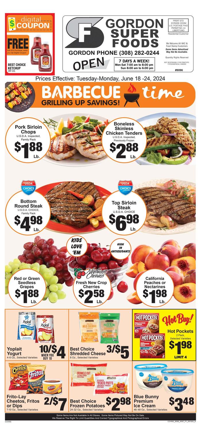 Gordon Super Foods Ad Specials