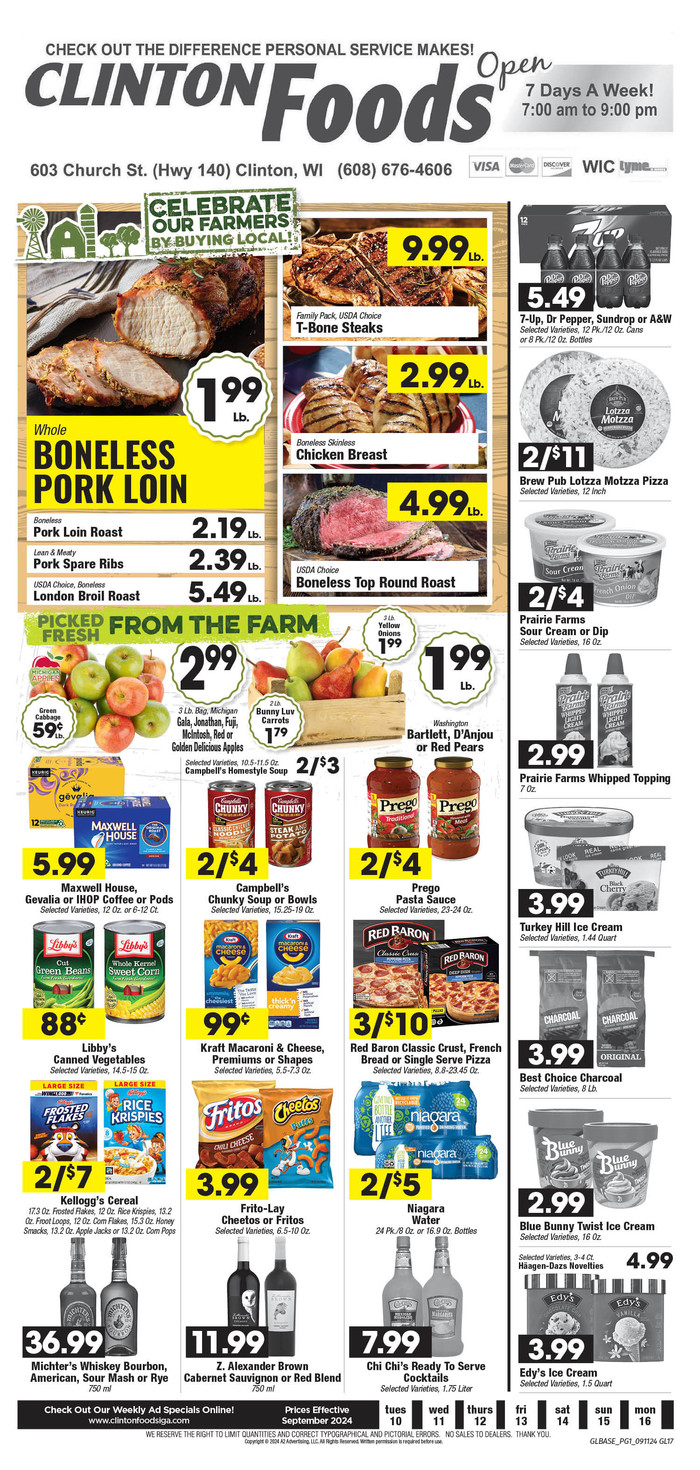 Clinton Foods IGA | Ad Specials