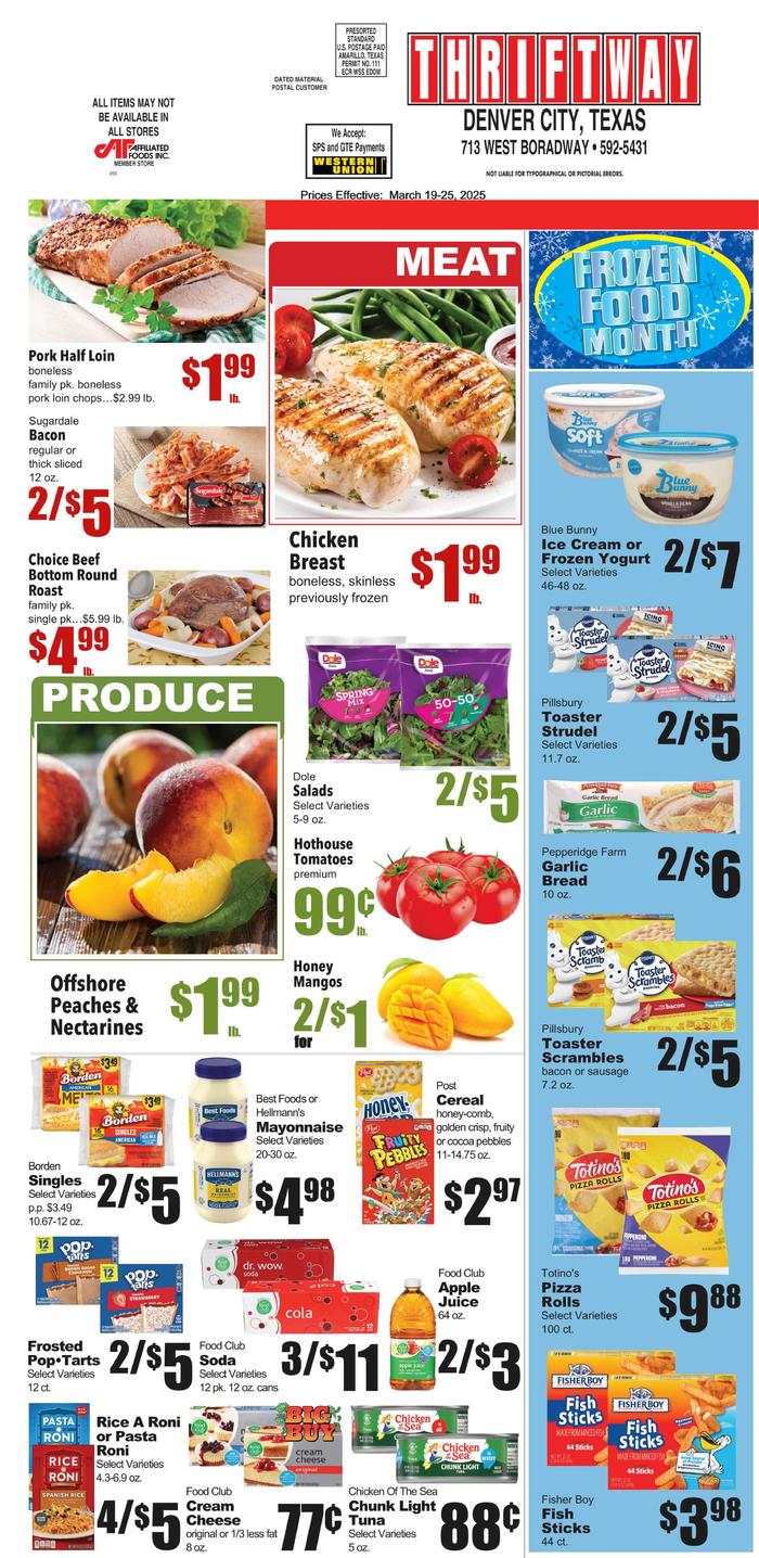 Thriftway Supermarket Ad Specials
